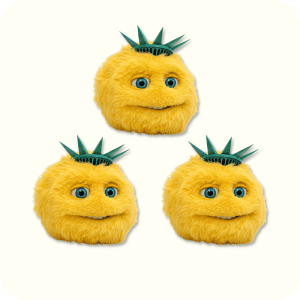 Liberty Biberty Mascot 3PCS